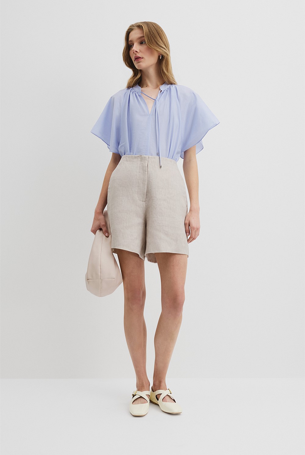 Flutter Sleeve Blouse