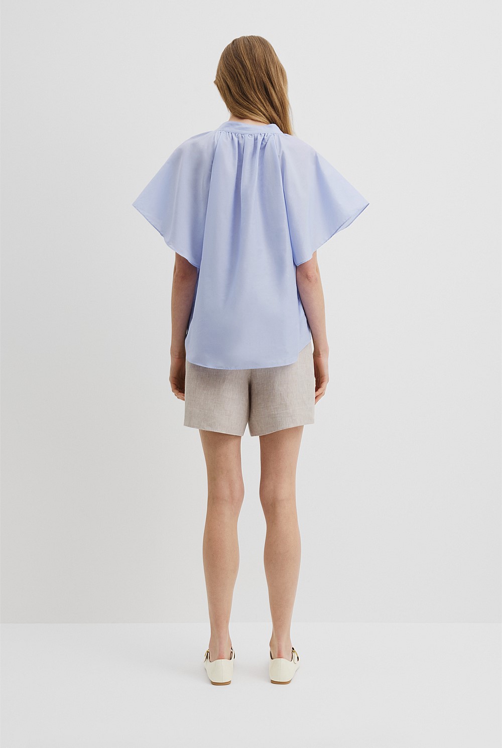 Flutter Sleeve Blouse