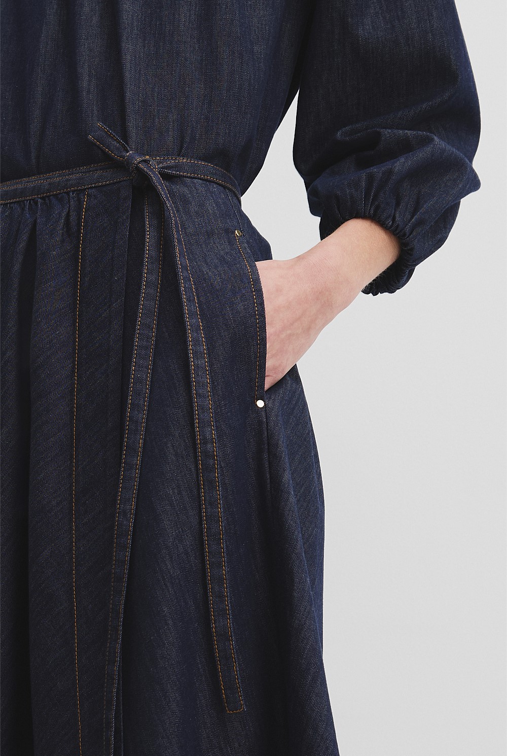 Chambray Denim Skirt