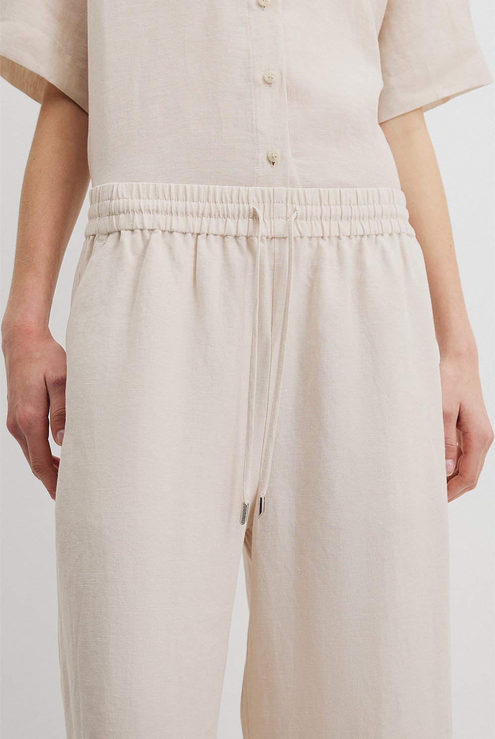 Organically Grown Linen Pull-On Pant