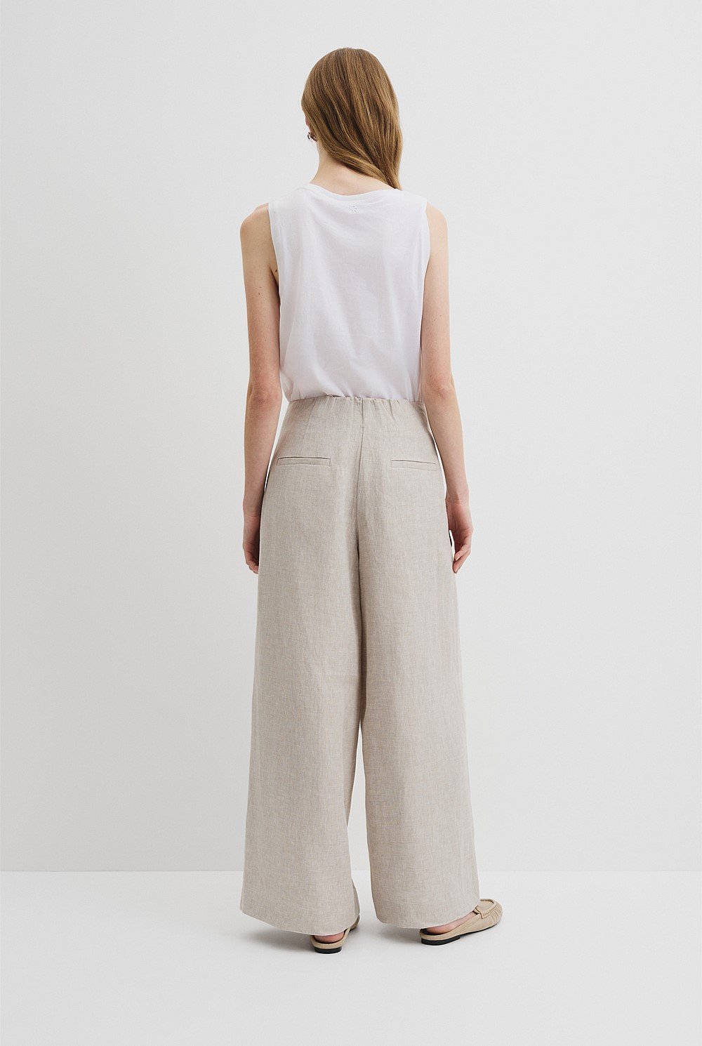 Organically Grown Linen Panel Pant