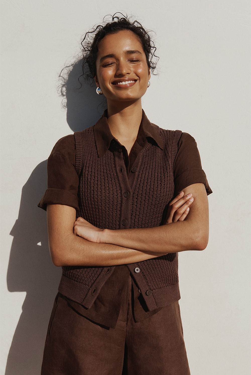 Organically Grown Linen Suit Short