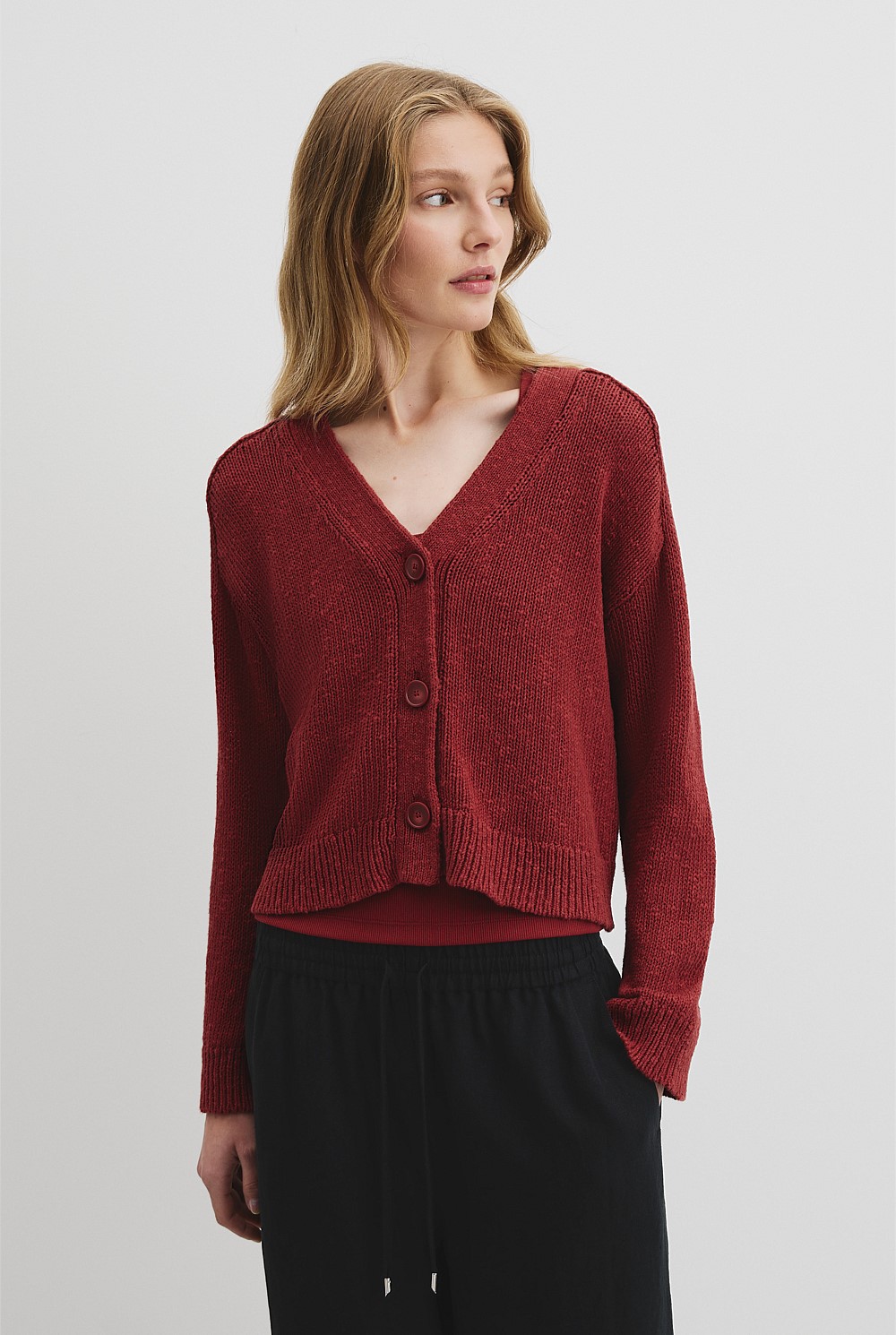 Textured Knit Cardigan