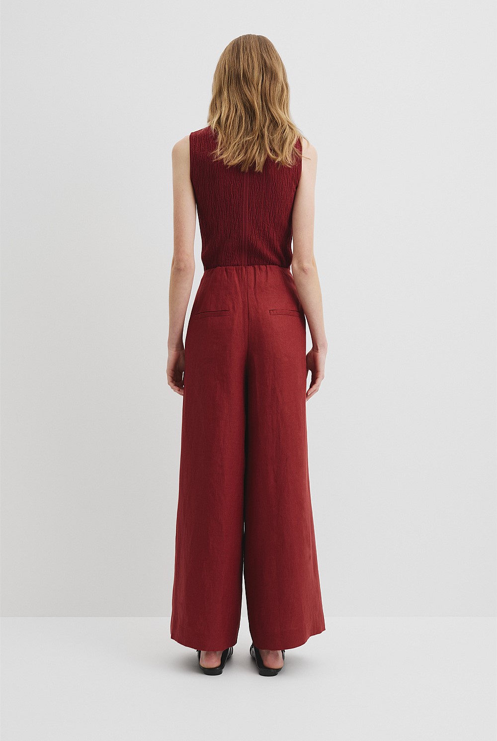 Organically Grown Linen Panel Pant