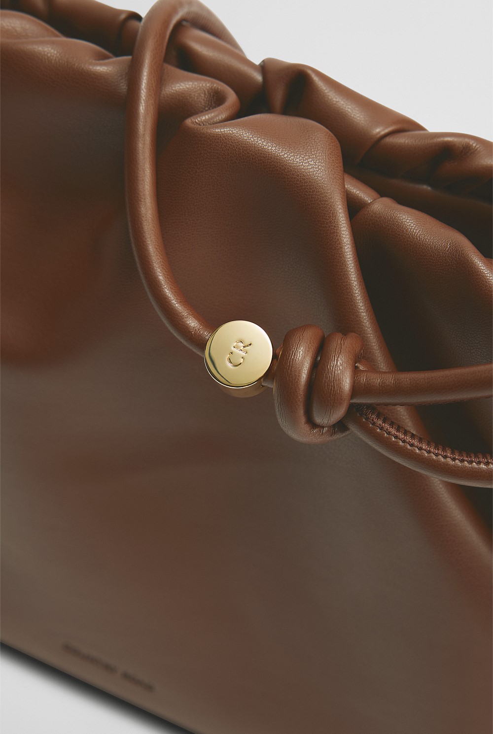 Large Gathered Pouch Bag