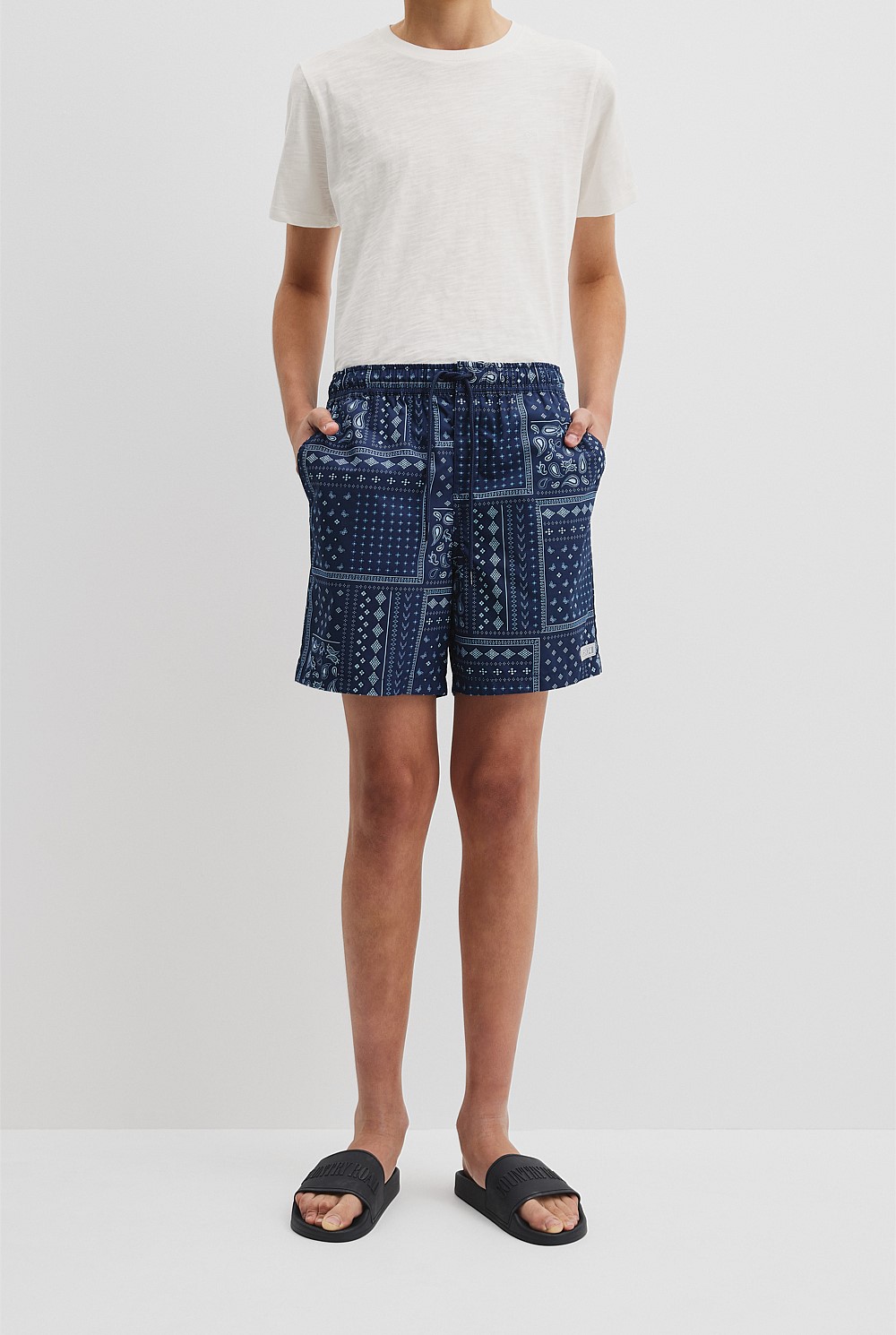 Paisley Print Bshort