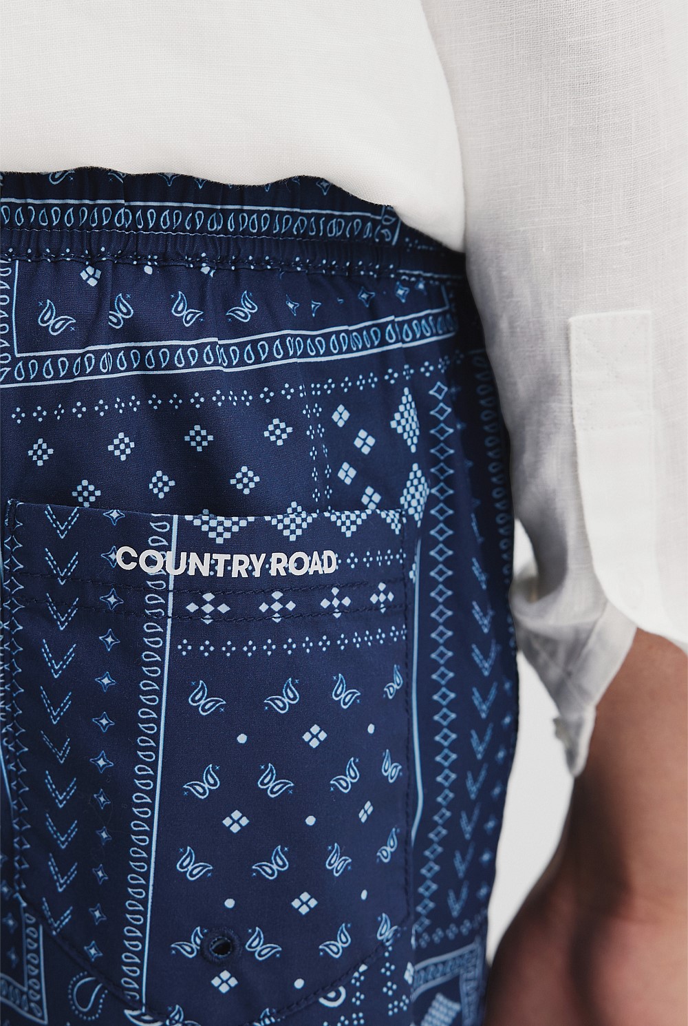 Paisley Print Bshort