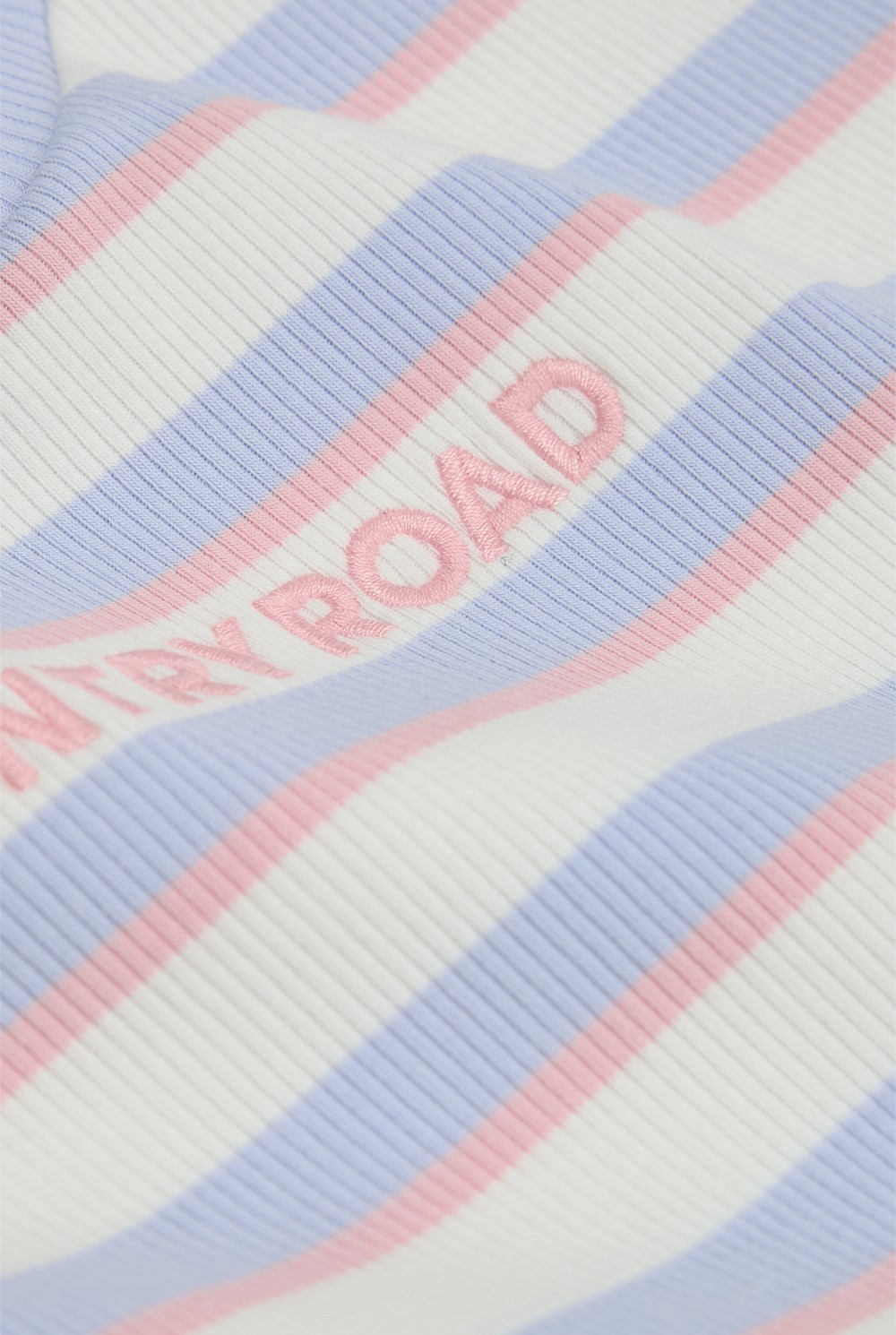 Organically Grown Cotton Oversize Stripe Short Sleeve Bodysuit