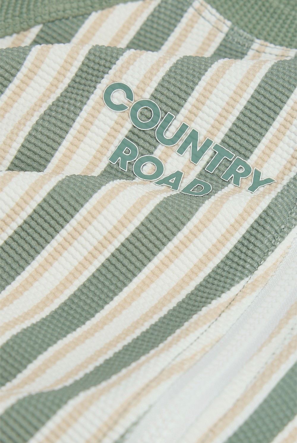 Stripe Logo Swimsuit