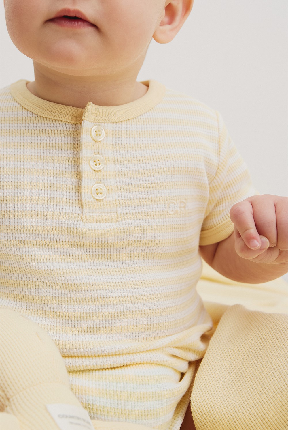 Waffle Short Sleeve Bodysuit