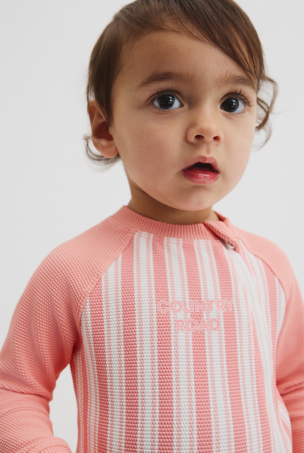 Stripe Logo Swimsuit