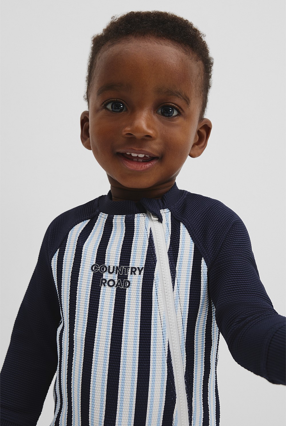 Stripe Logo Swimsuit