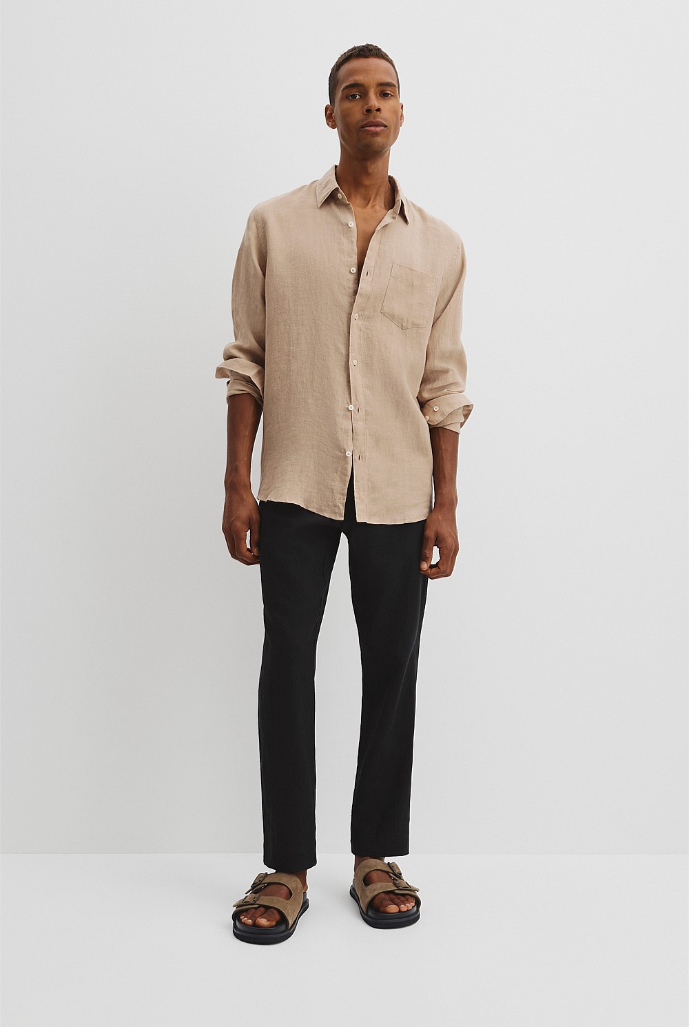 Regular Fit Organically Grown Linen Shirt