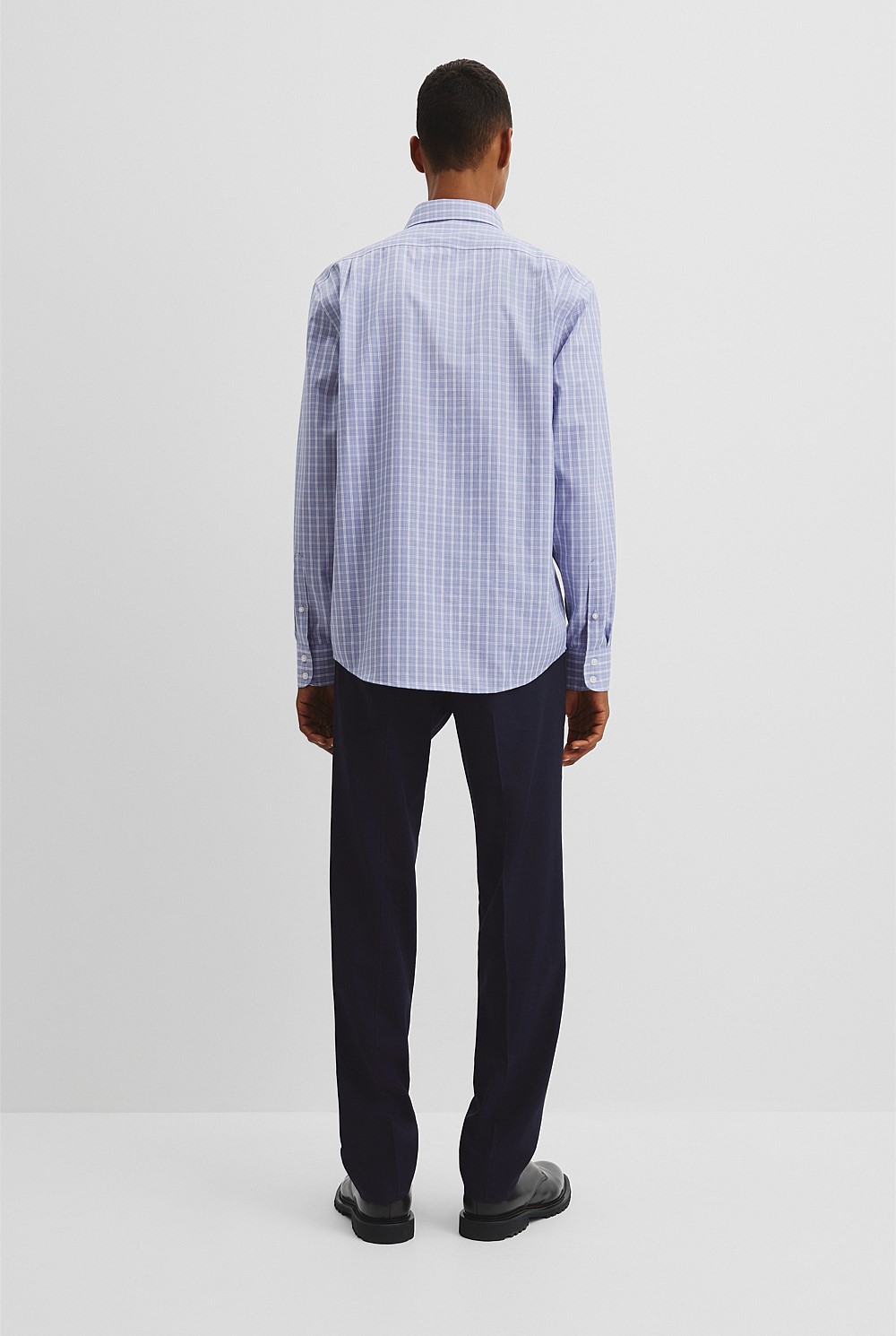 Regular FIt Check Travel Shirt