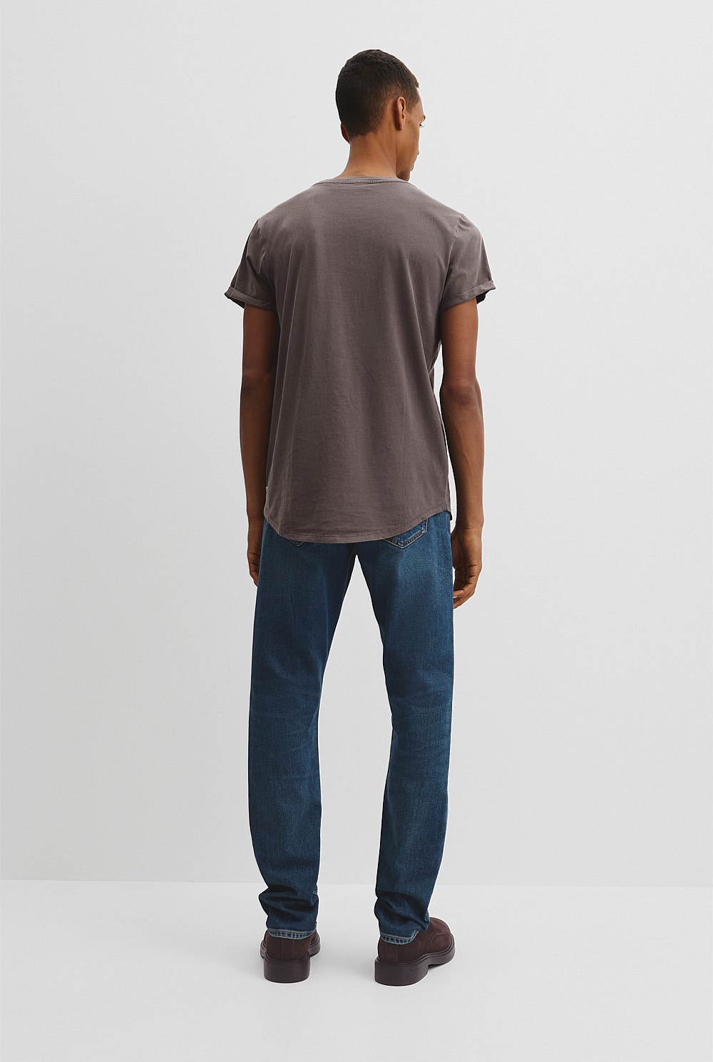 Australian Cotton Longline Garment Dye T-Shirt