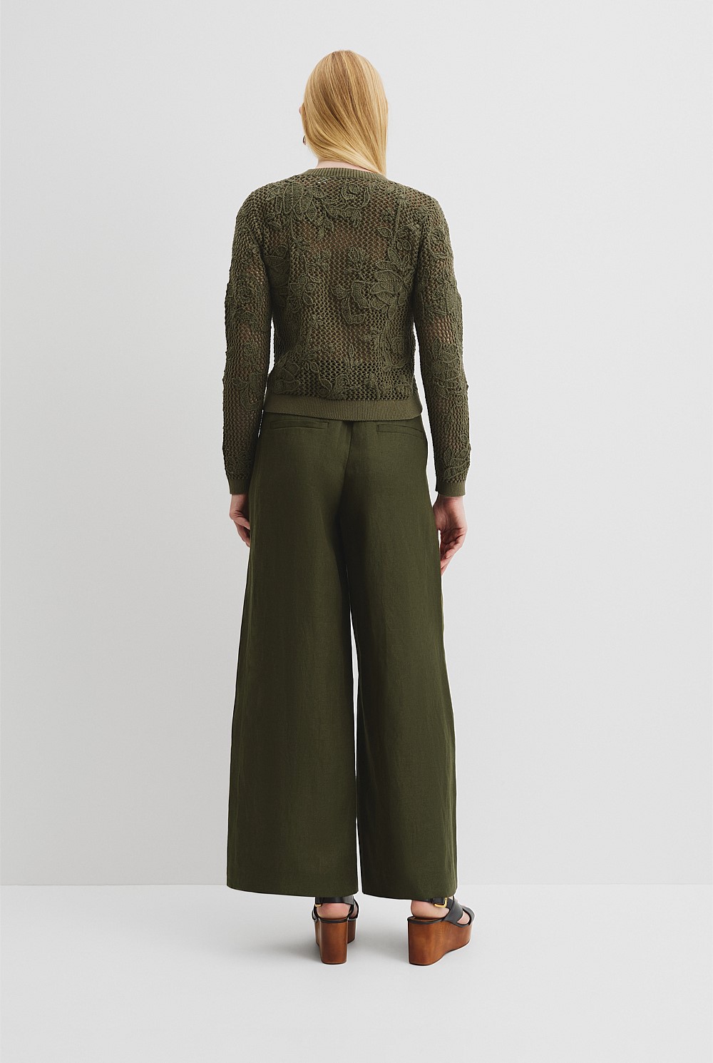 Applique Knit Cardigan