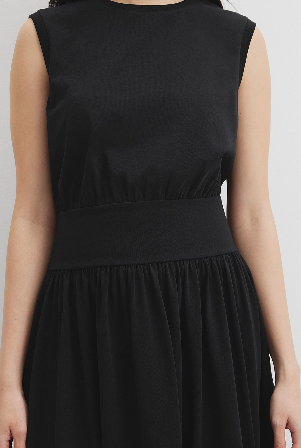 Australian Cotton Jersey Gather Dress