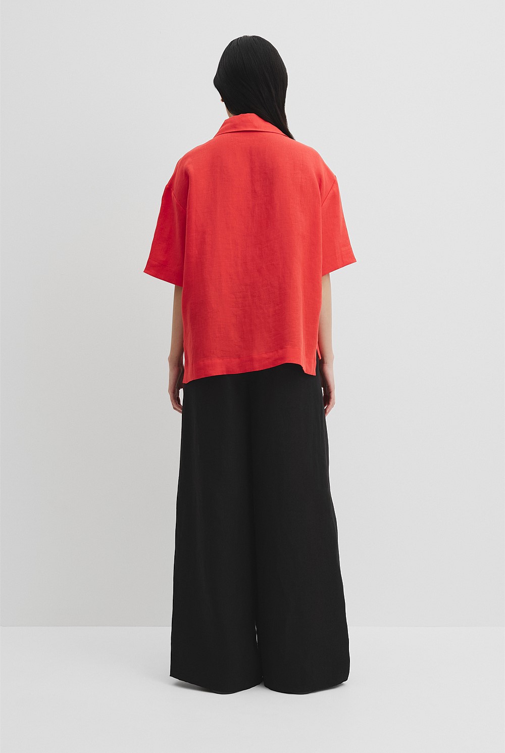 Organically Grown Linen Short Sleeve Shirt