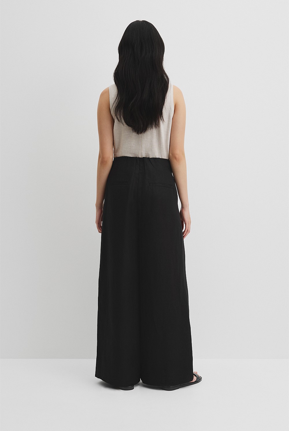 Organically Grown Linen Panel Pant