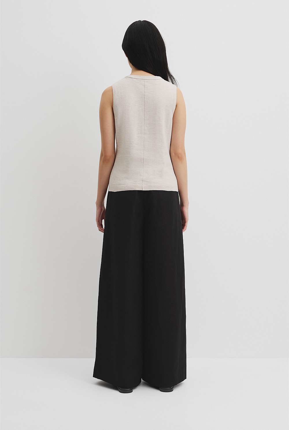 Organically Grown Cotton Linen Vest