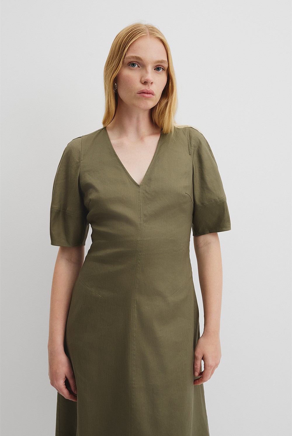 Fit and Flare Midi Dress