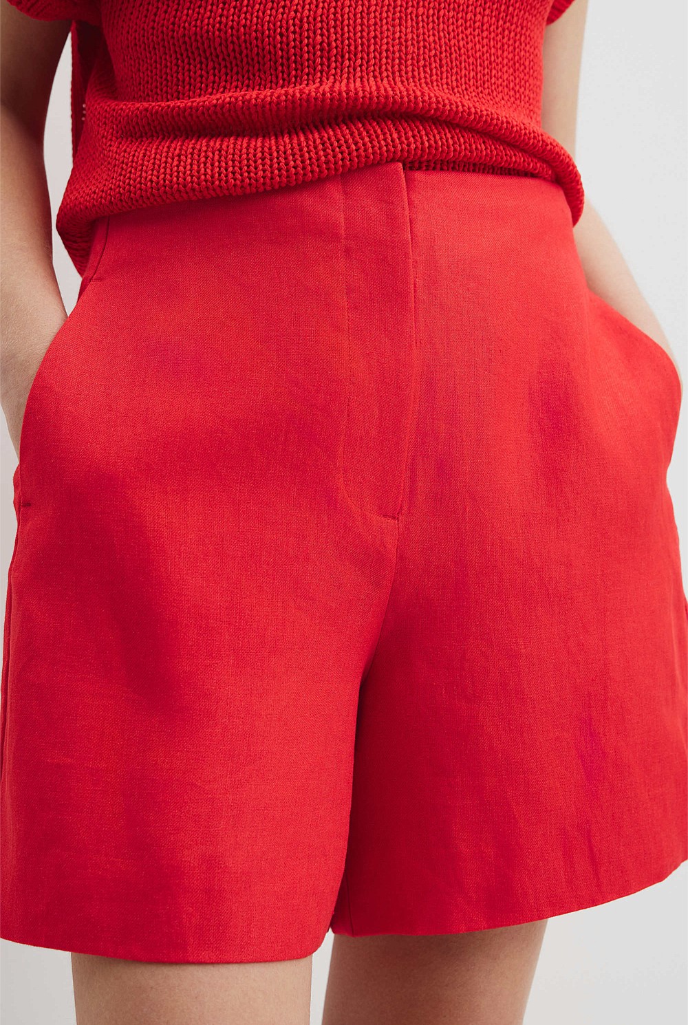 Organically Grown Linen Suit Short