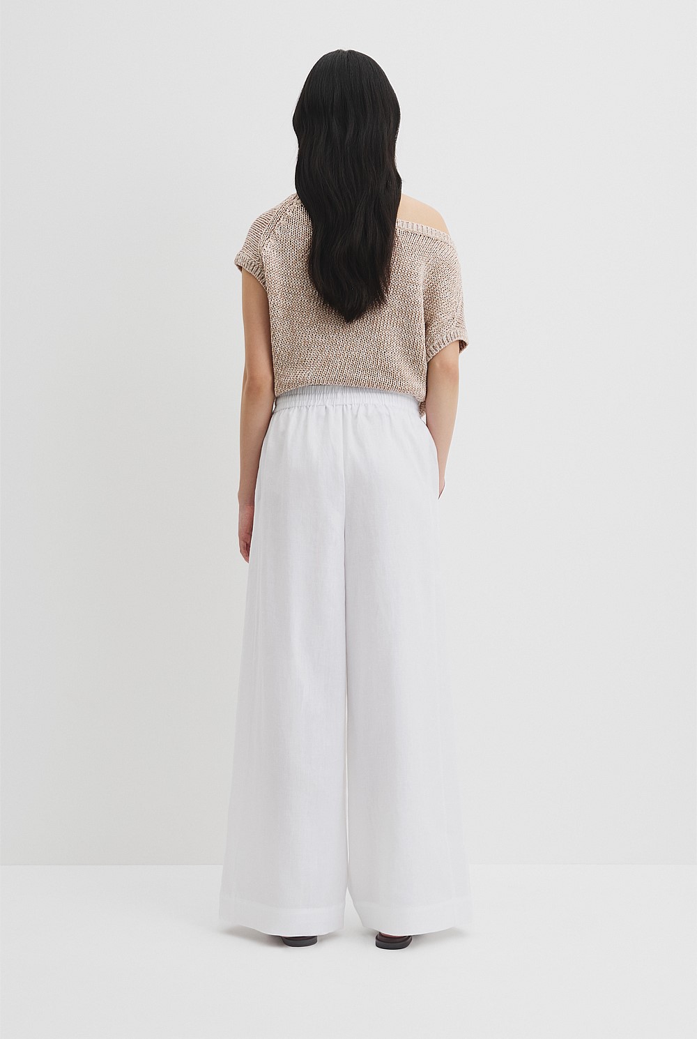 Organically Grown Linen Pull-On Pant