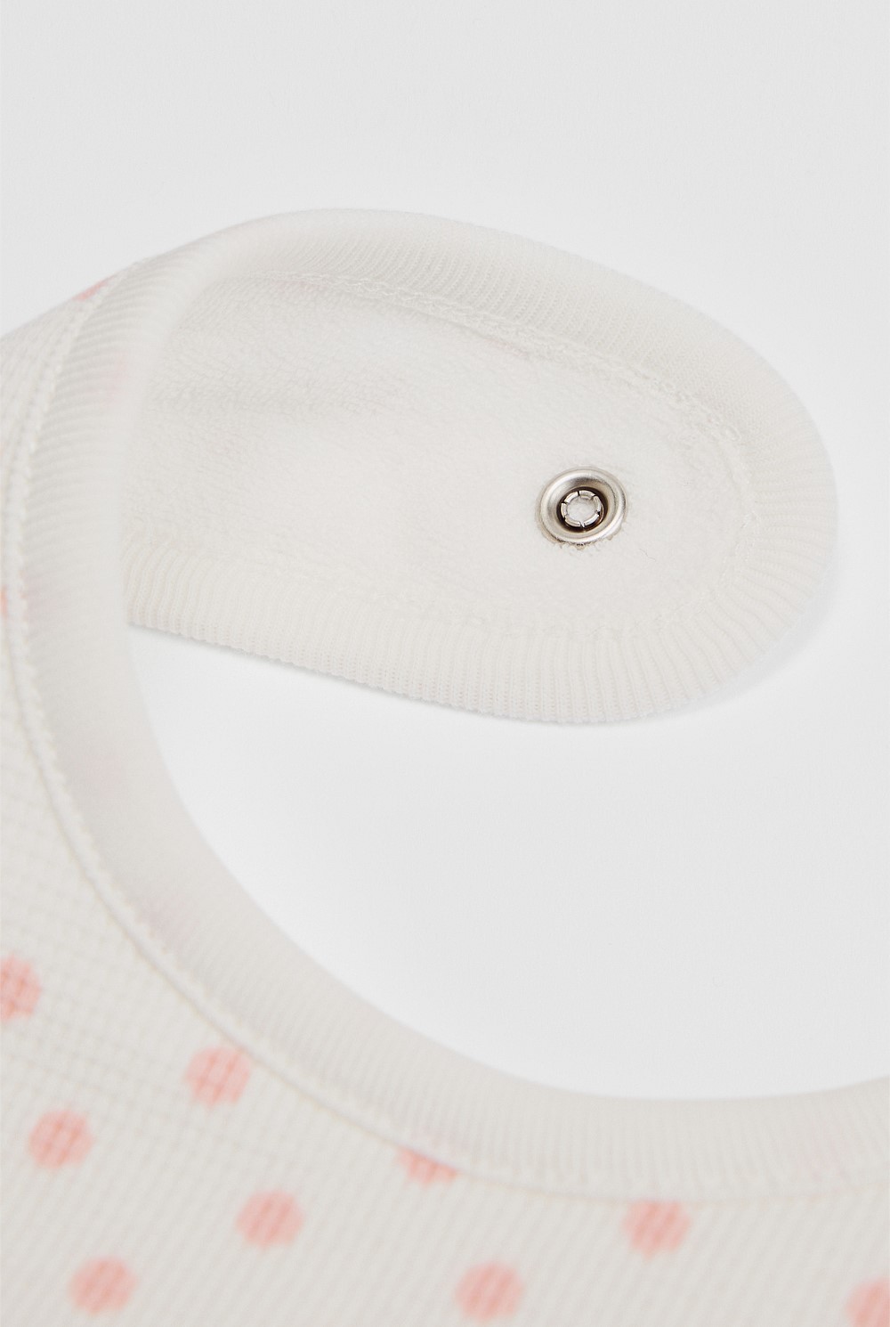 Organically Grown Cotton Waffle Bib
