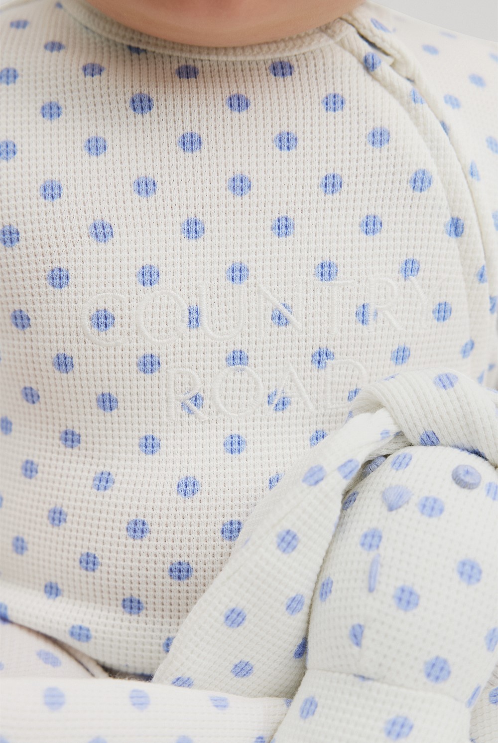 Organically Grown Cotton Waffle Jumpsuit