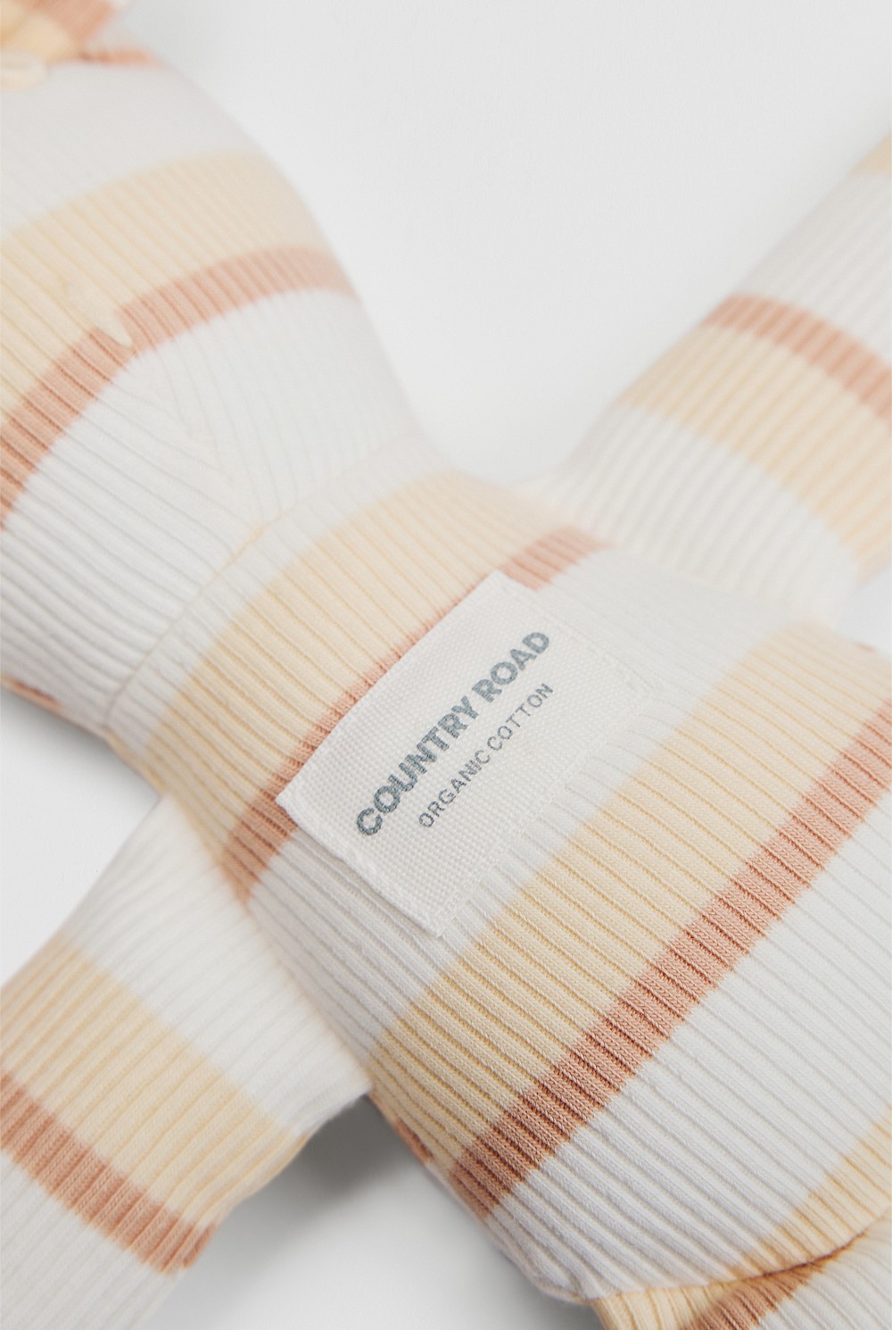 Organically Grown Cotton Stripe Bunny