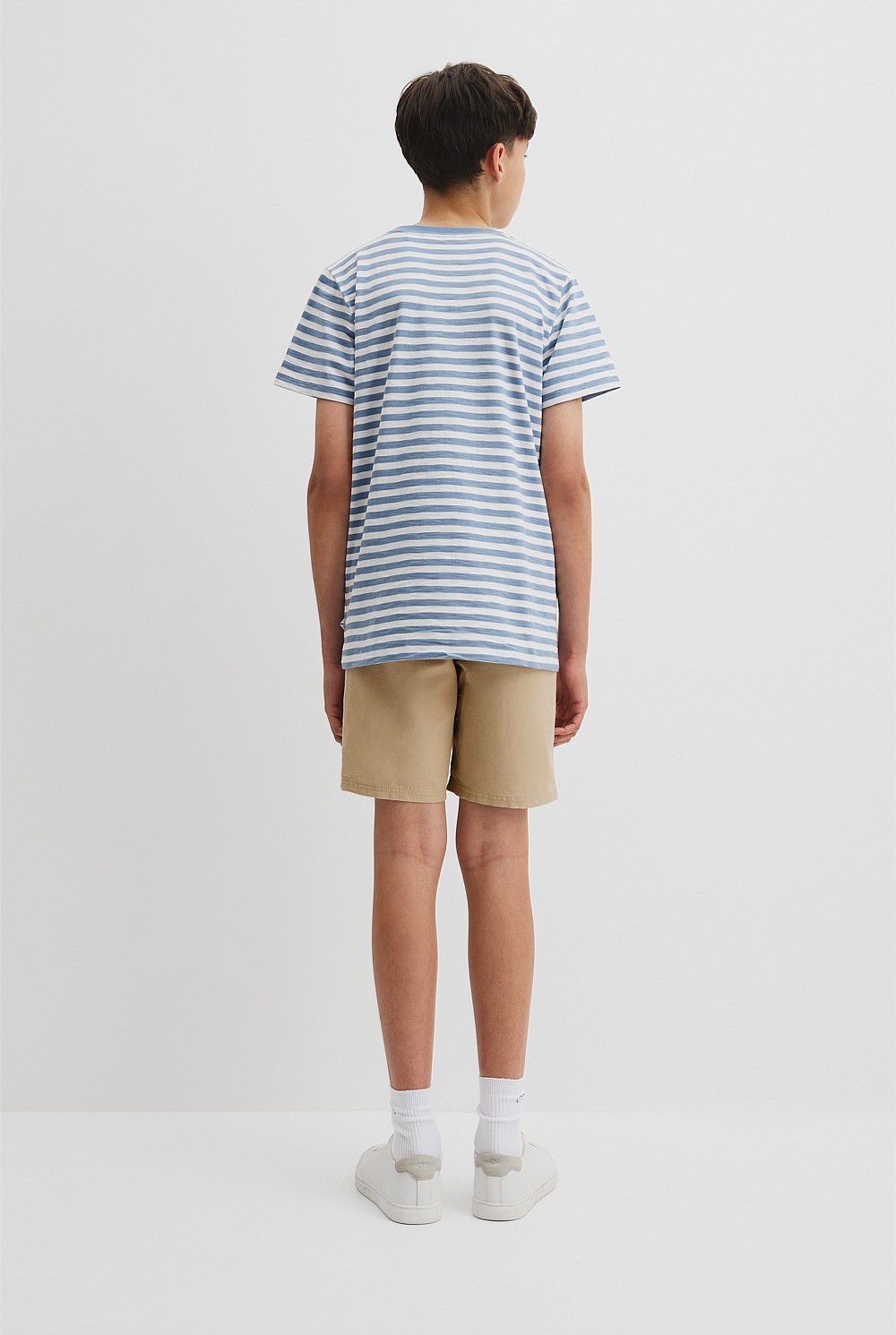 Teen Recycled Cotton Blend Stripe T-Shirt