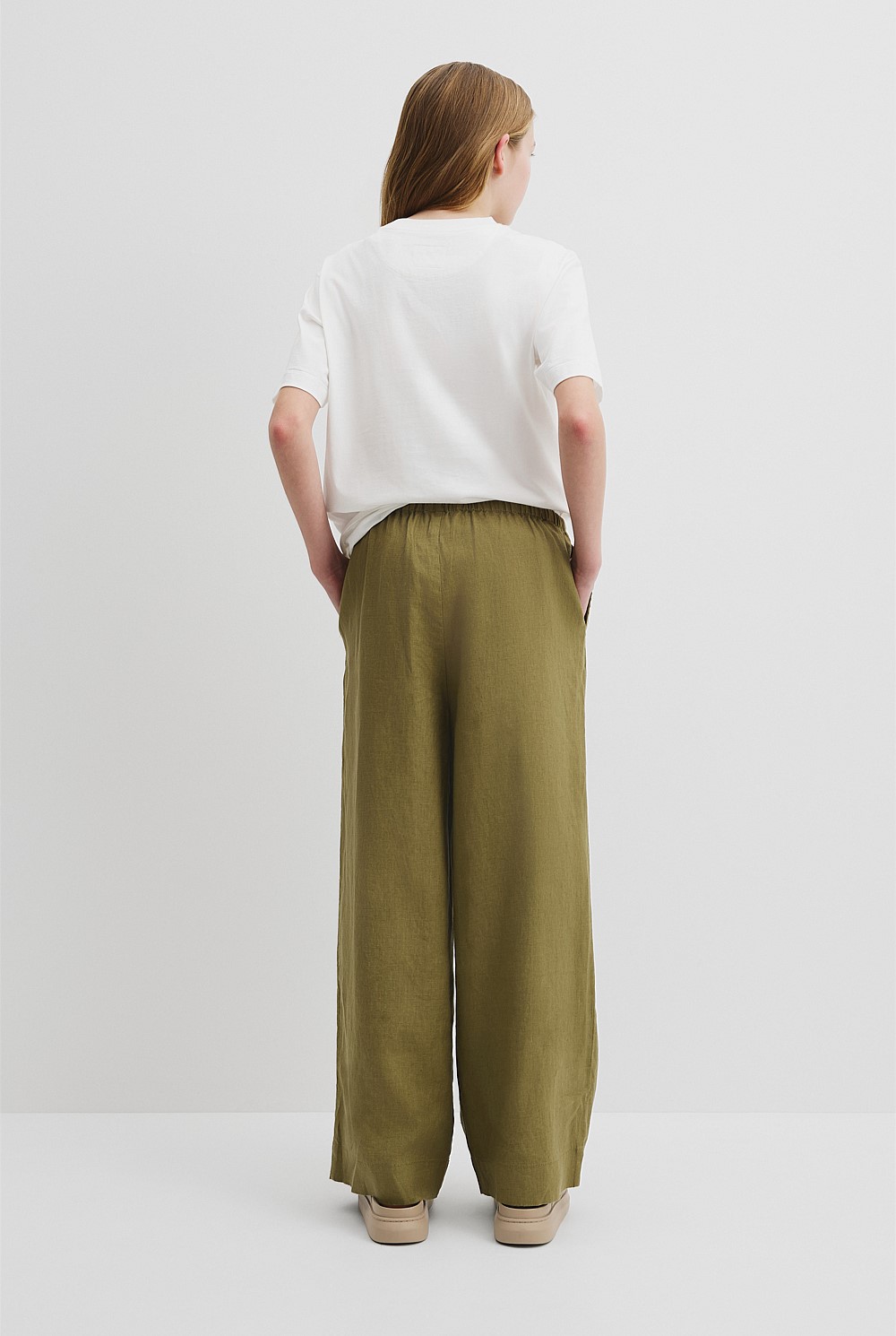 Teen Organically Grown Linen Pant