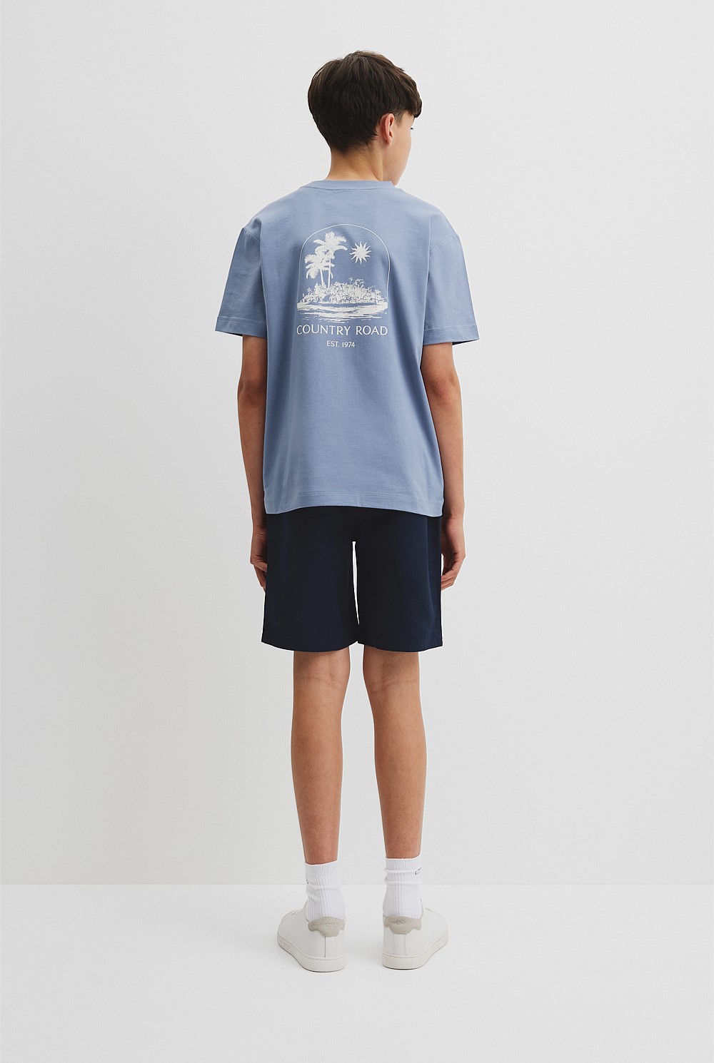 Teen Australian Cotton Island Print T-Shirt