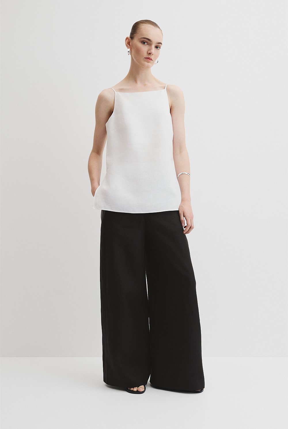 Organically Grown Linen Longline Cami