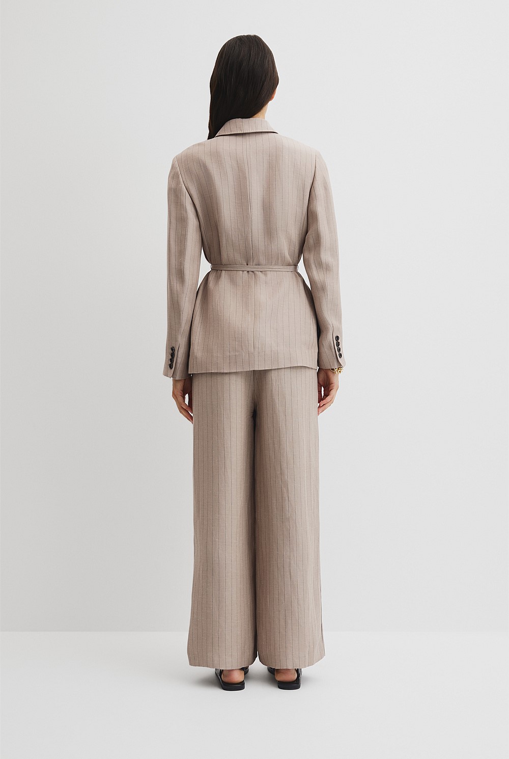 Stripe Relaxed Blazer