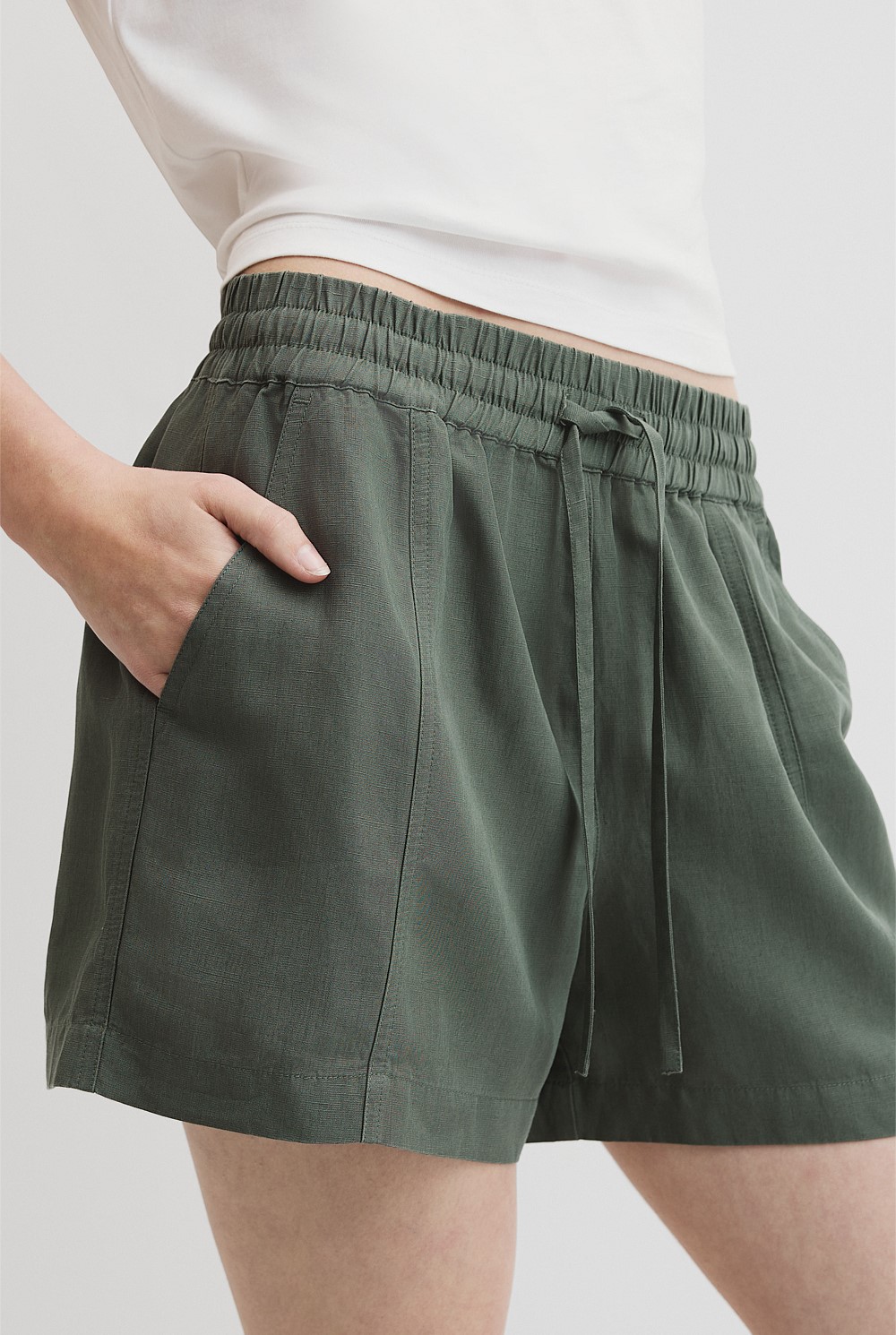 Panelled Short