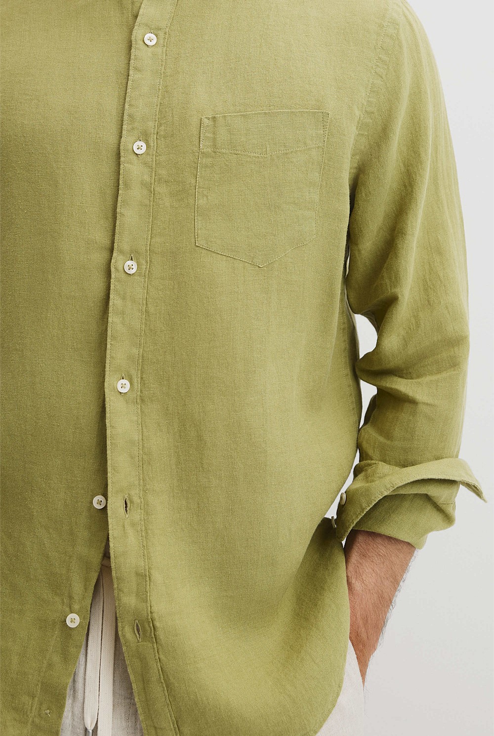 Regular Fit Organically Grown Linen Shirt