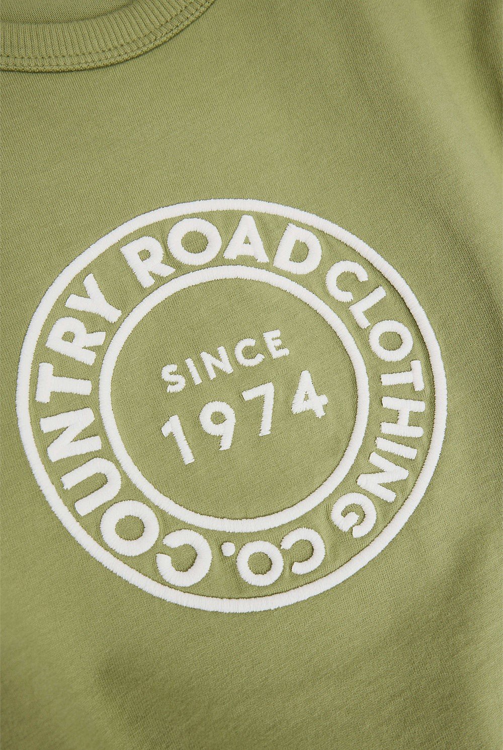 Australian Cotton Oversize Circle Logo T-Shirt