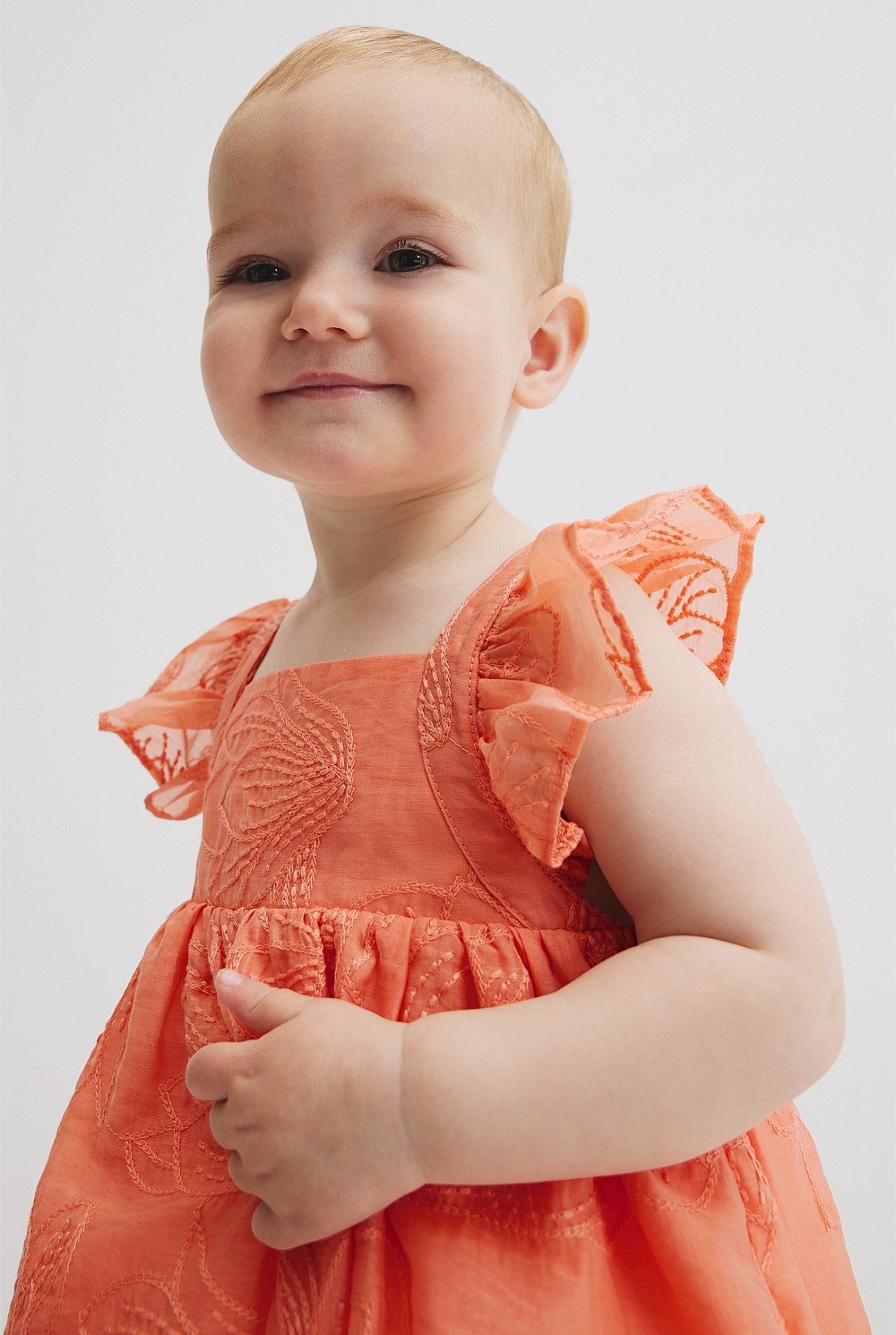 Floral Frill Strap Dress