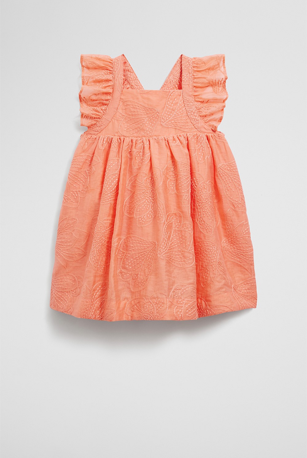 Floral Frill Strap Dress