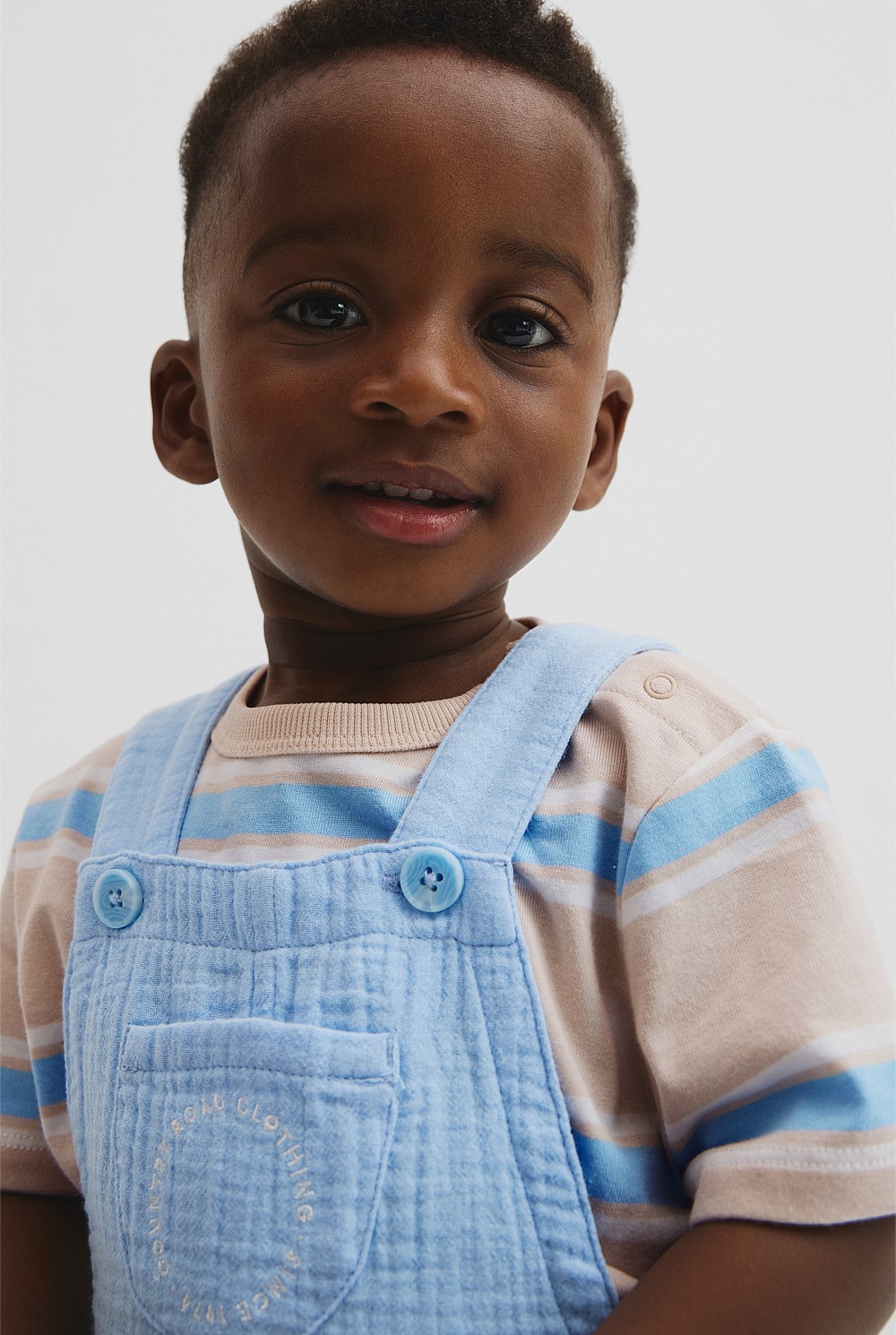 Textured Unisex Overall