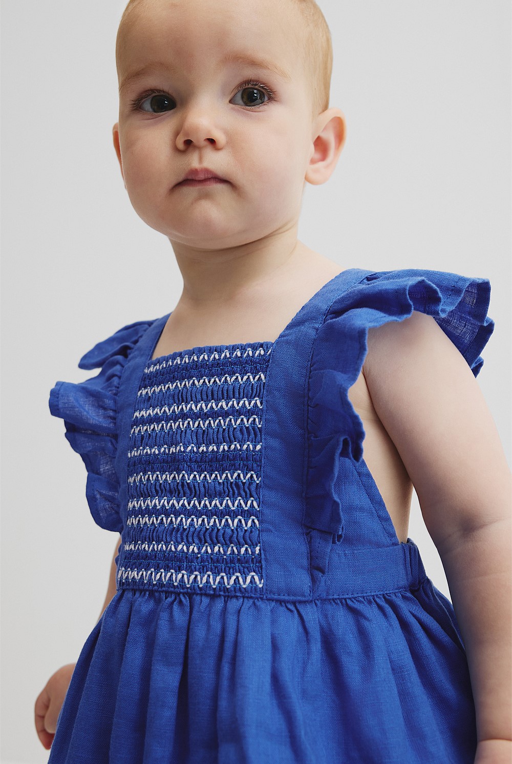 Smock Romper Dress