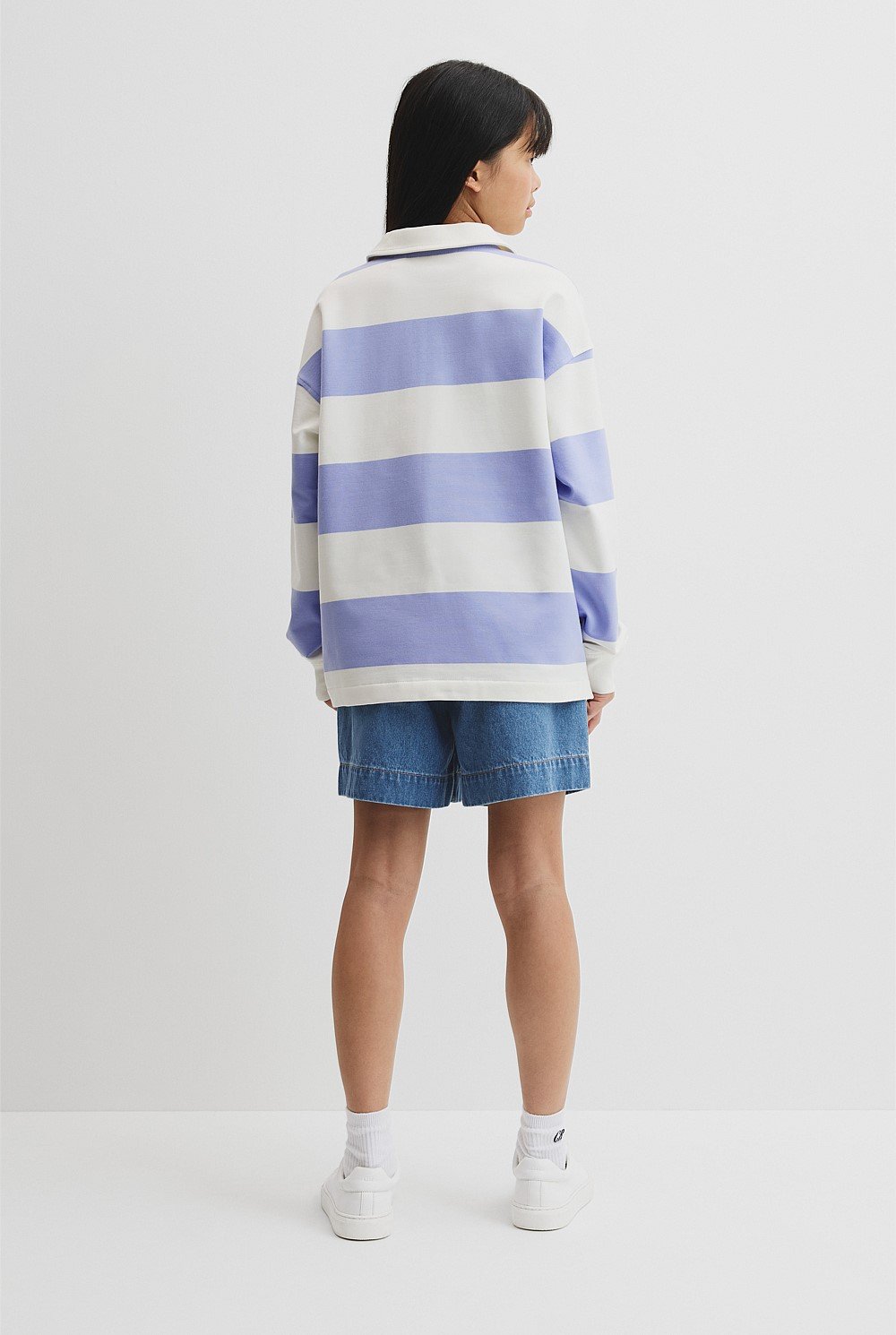 Teen Stripe Rugby Top