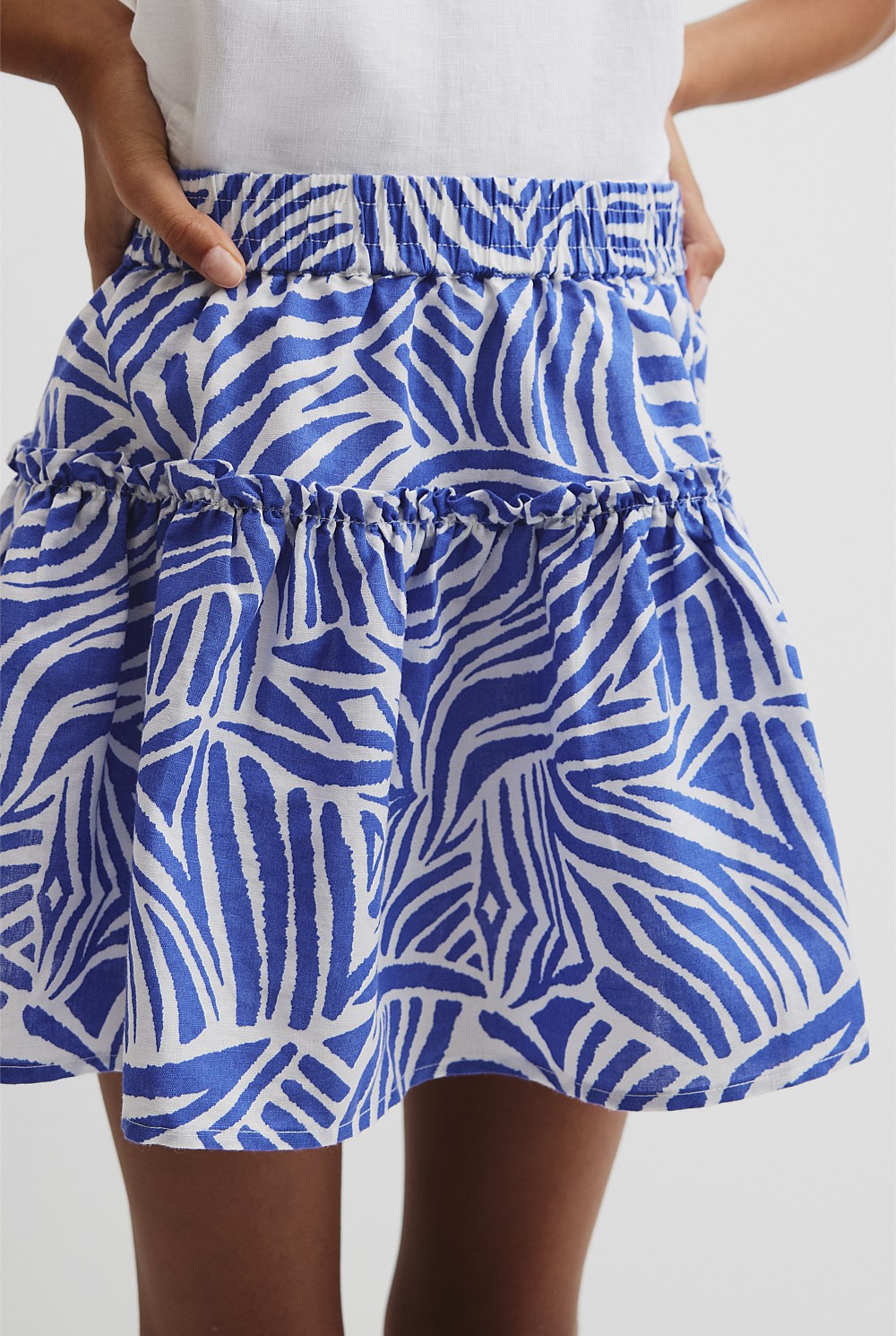 Teen Animal Print Skirt