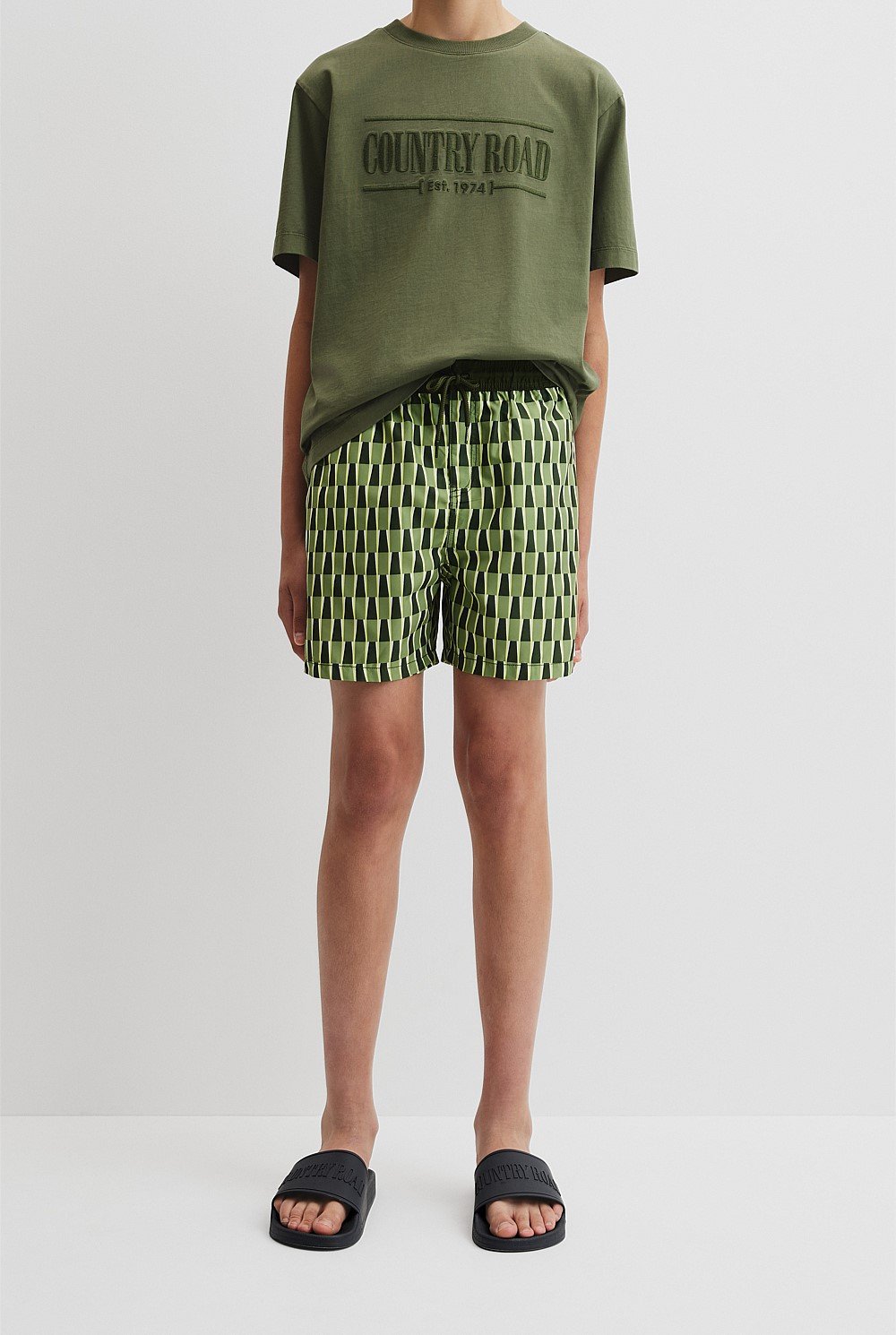 Teen Stripe Detail Board Short