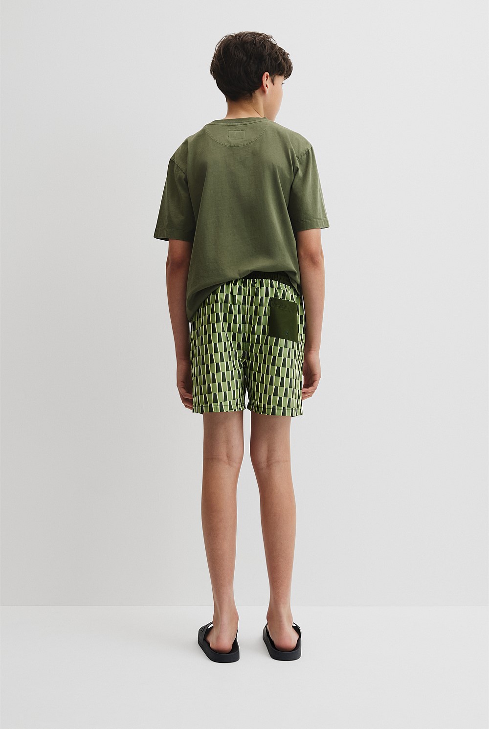 Teen Stripe Detail Board Short