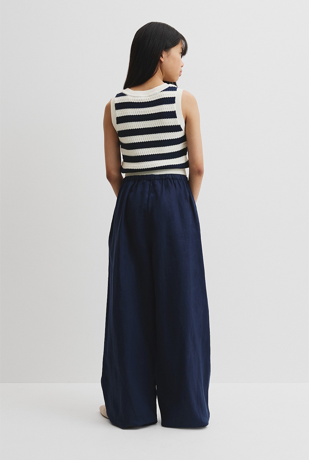 Teen Organically Grown Linen Pant