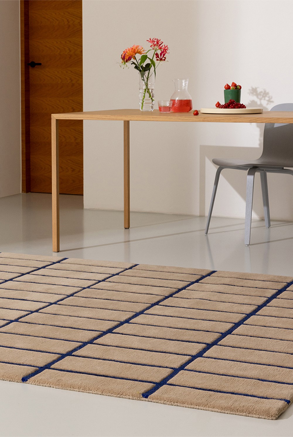 Tiiliskivi Bright Blue Rug 240x170cm