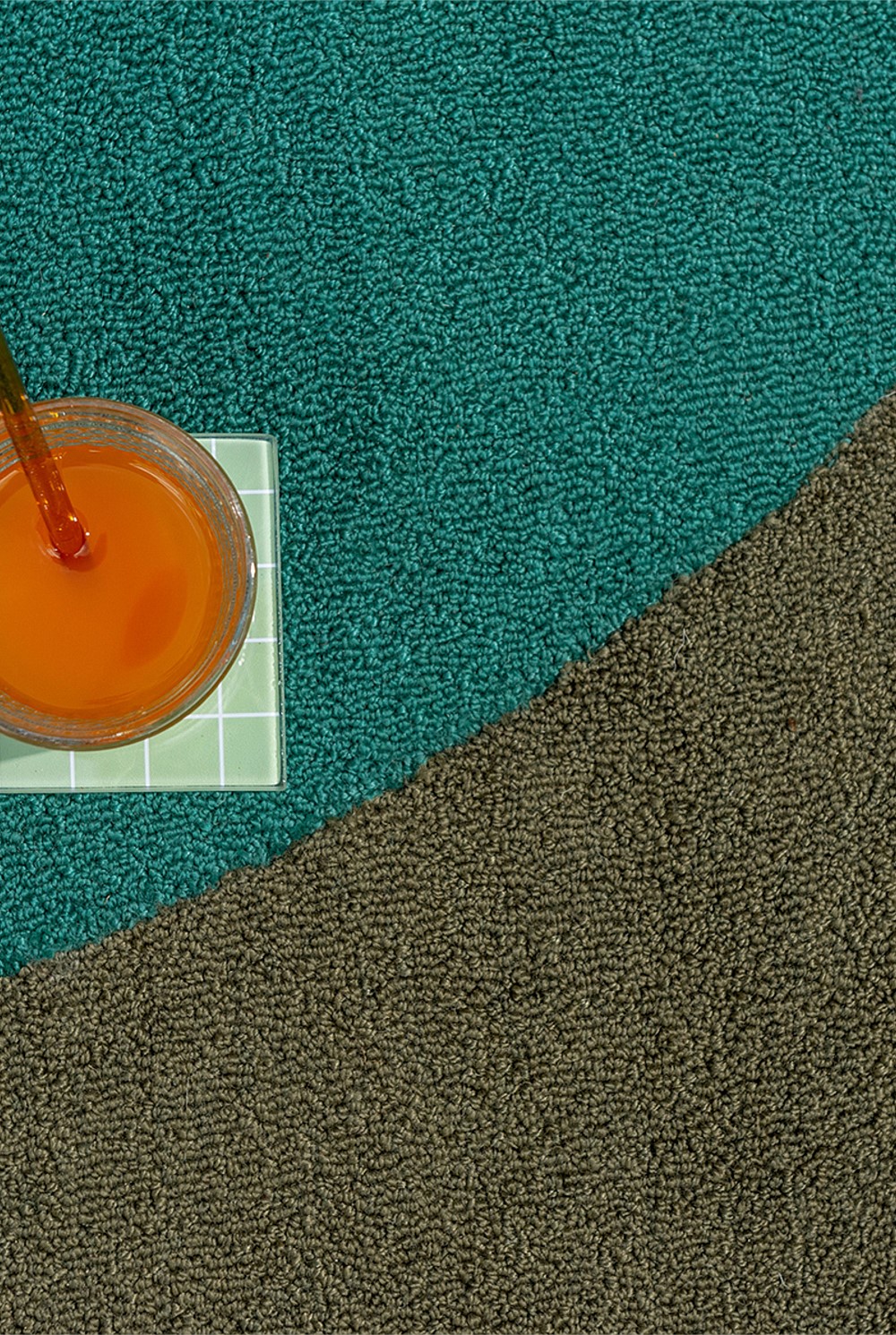 Habitat Festival Round Aqua Outdoor Rug 150x150cm