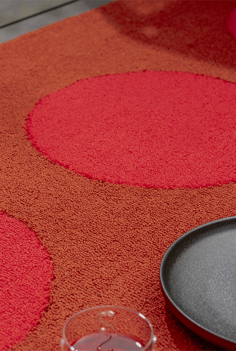 Habitat Festival Dots Red Outdoor Rug 230x160cm